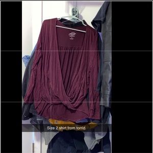 Torrid, women’s long sleeve top.